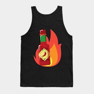 Spicy Autism, Flaming Hot! Perfect Gift for Proud Autistics Tank Top